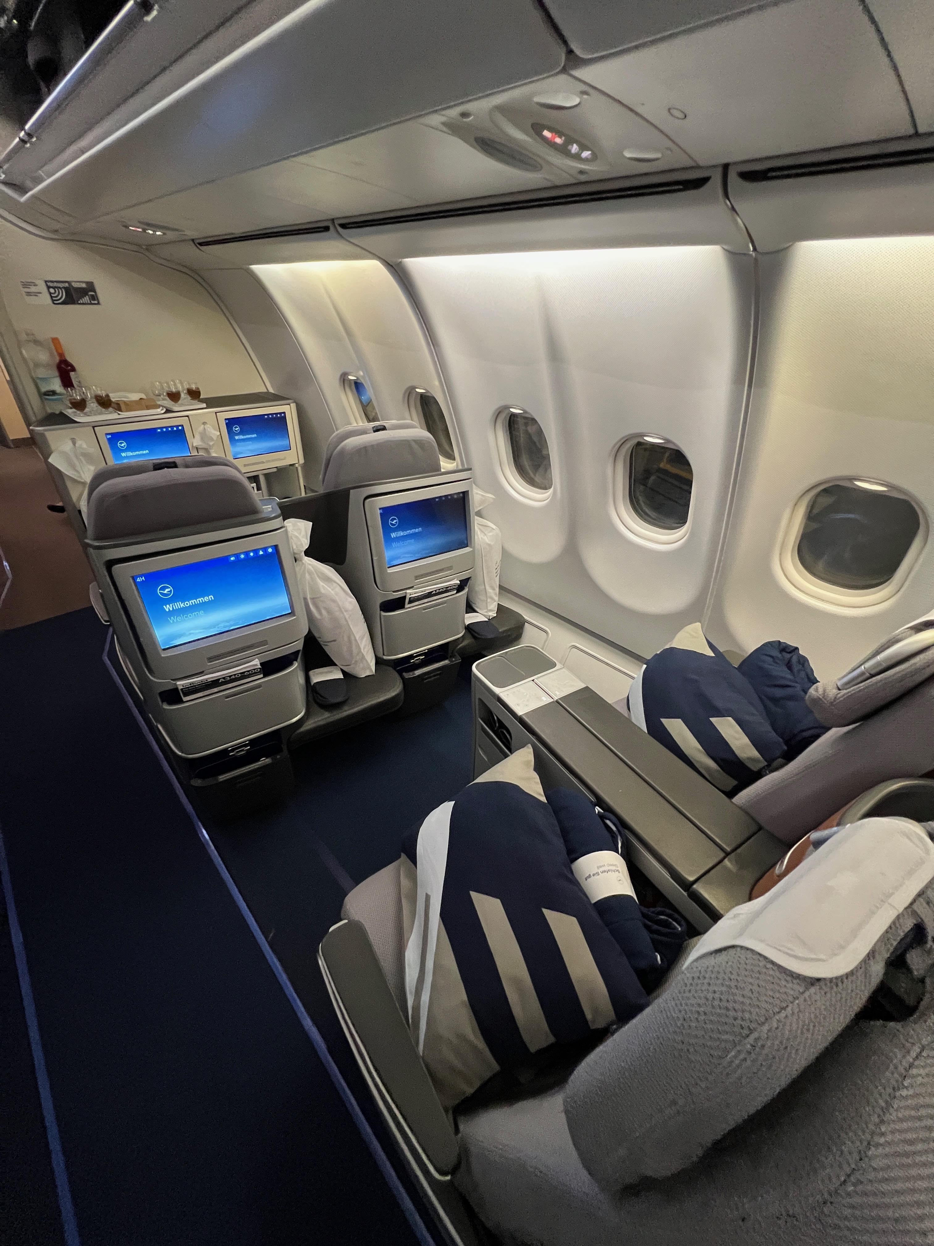 Lufthansa Business Class Kabine — dein neuer Standard